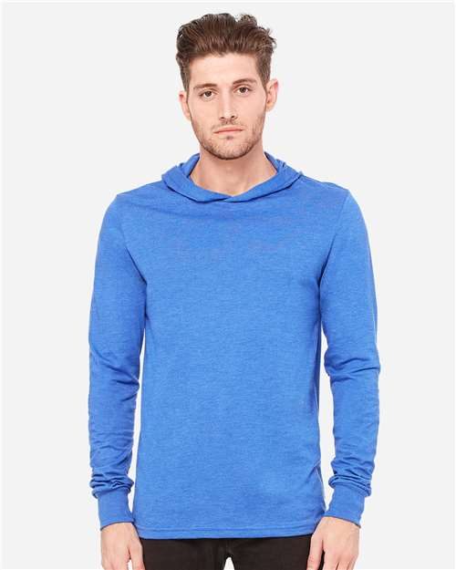 BELLA + CANVAS 3512 - Unisex Jersey Hooded Long Sleeve Tee BELLA + CANVAS