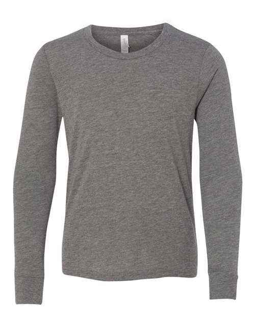 BELLA + CANVAS 3513Y - Youth Triblend Long Sleeve Tee