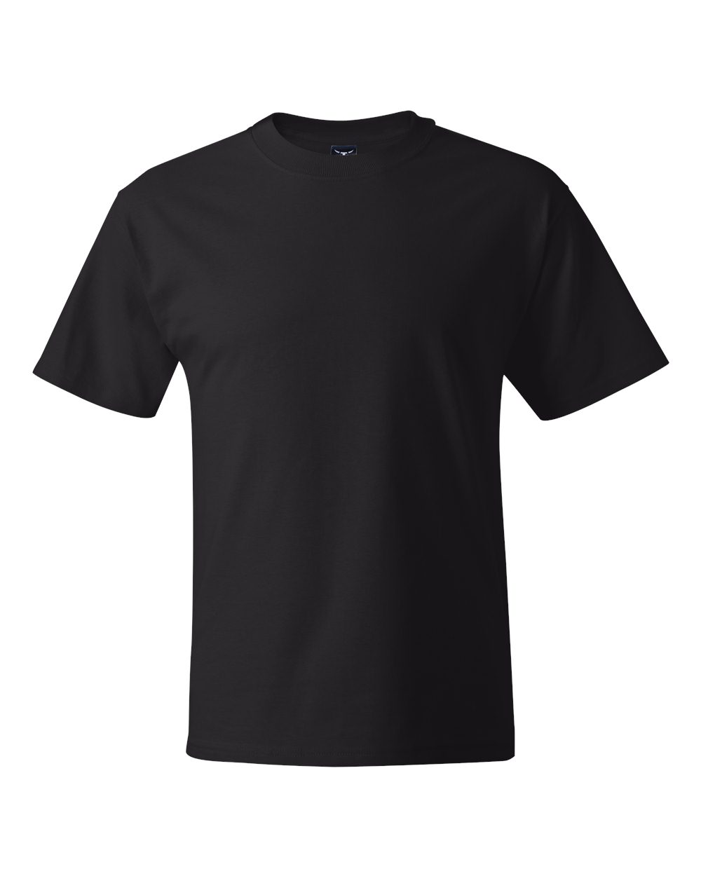 Hanes 518T - Beefy-T® Tall T-Shirt — Black (flat)