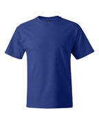 Hanes 518T - Beefy-T® Tall T-Shirt — Deep Royal (flat)