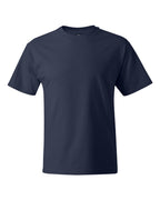 Hanes 518T - Beefy-T® Tall T-Shirt — Navy (flat)