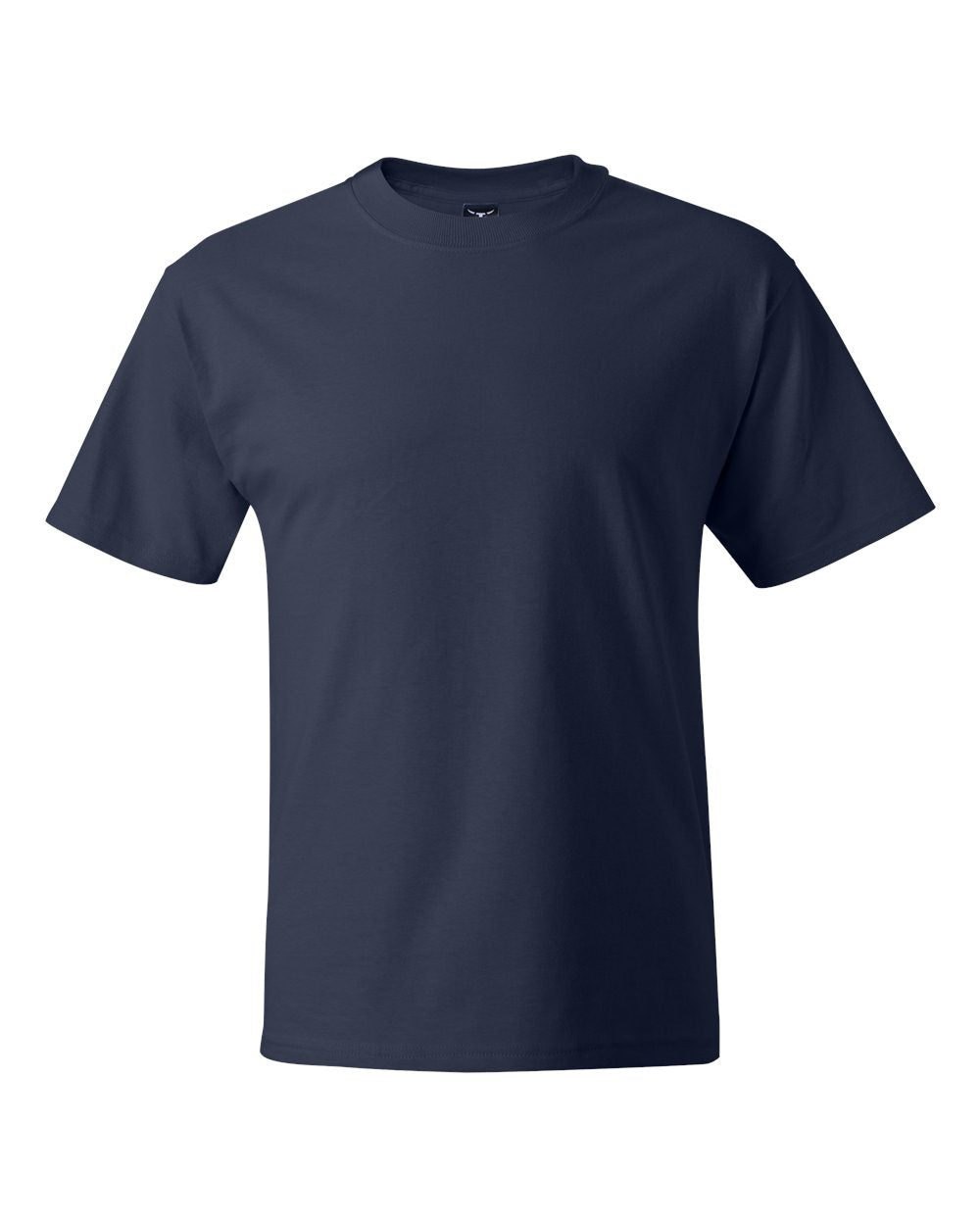 Hanes 518T - Beefy-T® Tall T-Shirt — Navy (flat)