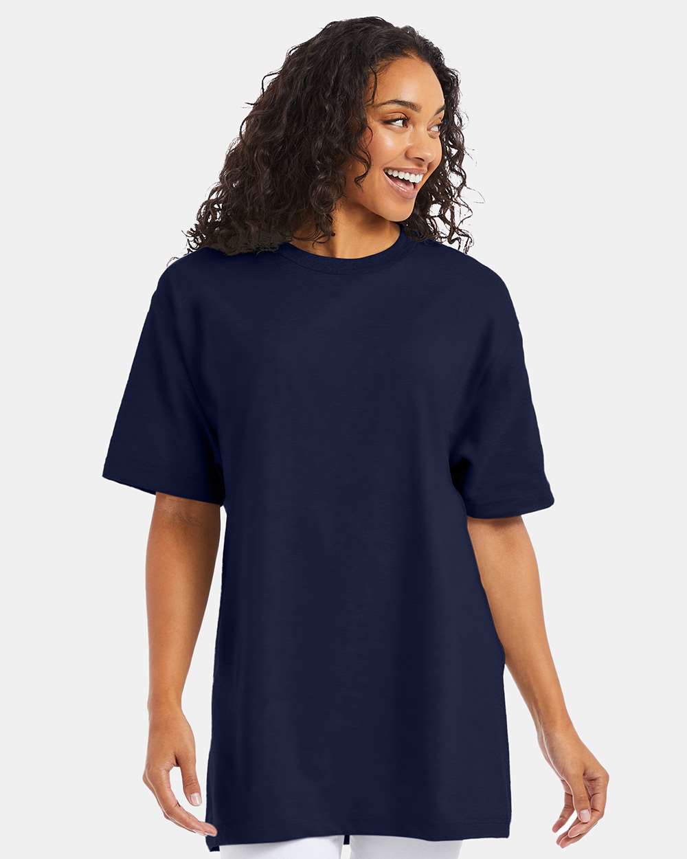 Hanes 518T - Beefy-T® Tall T-Shirt — Navy