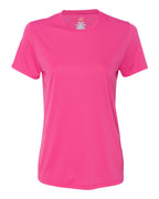 Hanes 4830 - Women's Cool DRI® Performance T-Shirt — Wow Pink (flat)