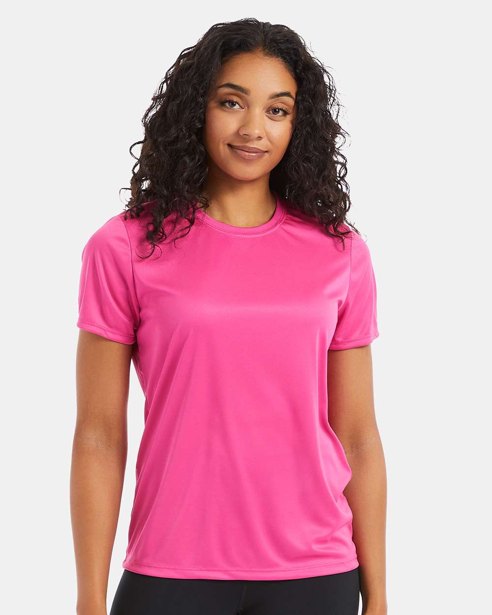 Hanes 4830 - Women's Cool DRI® Performance T-Shirt — Wow Pink