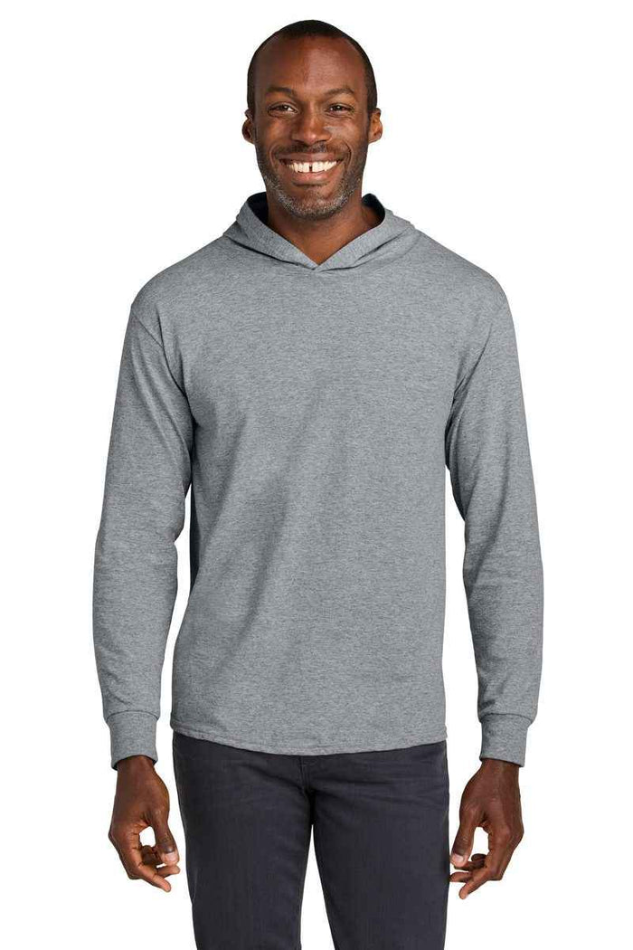Jerzees 363LH - Classics Unisex Cotton Long Sleeve Hooded T-Shirt