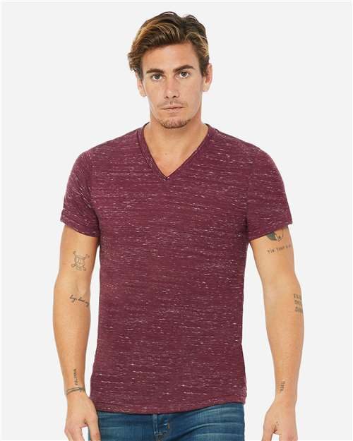 BELLA + CANVAS 3655 - Unisex Textured Jersey V-Neck Tee BELLA + CANVAS