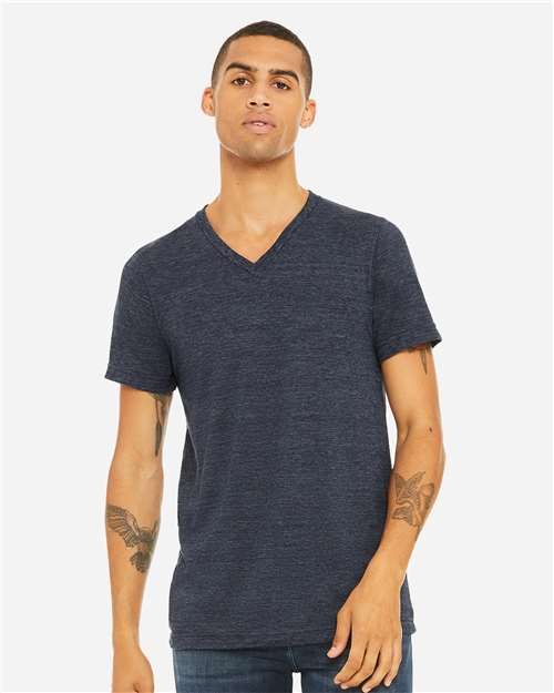 BELLA + CANVAS 3655 - Unisex Textured Jersey V-Neck Tee BELLA + CANVAS