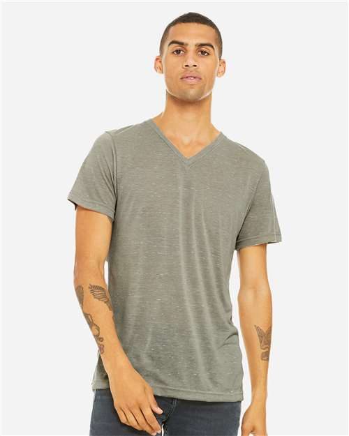 BELLA + CANVAS 3655 - Unisex Textured Jersey V-Neck Tee BELLA + CANVAS