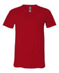 BELLA + CANVAS 3005 - Unisex Jersey V-Neck Tee - Red