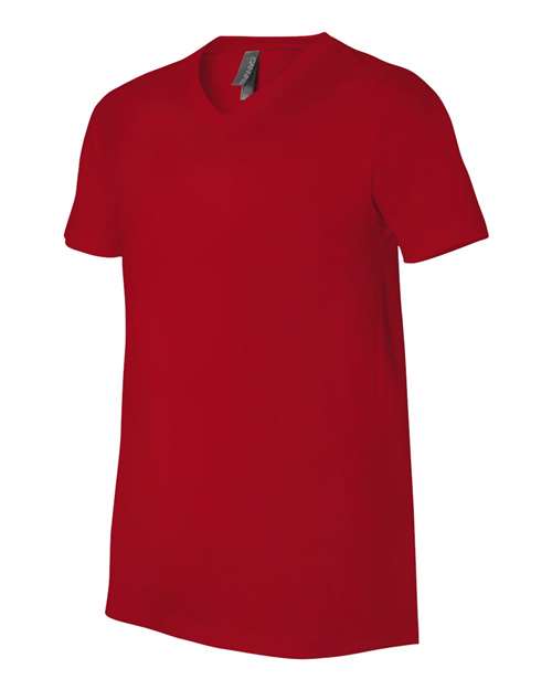 BELLA + CANVAS 3005 - Unisex Jersey V-Neck Tee - Red