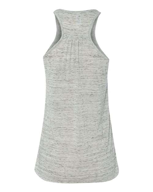 BELLA + CANVAS 8800 - Women's Flowy Racerback Tank - White Marble
