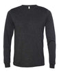 BELLA + CANVAS 3513 - Unisex Triblend Long Sleeve Tee - Charcoal Black Triblend