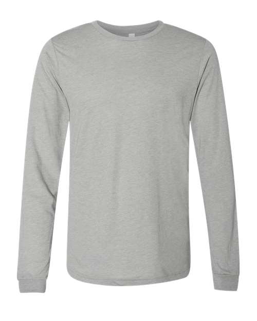 BELLA + CANVAS 3513 - Unisex Triblend Long Sleeve Tee - Athletic Grey Triblend