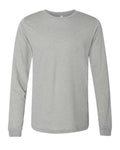 BELLA + CANVAS 3513 - Unisex Triblend Long Sleeve Tee - Athletic Grey Triblend