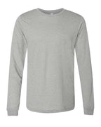 BELLA + CANVAS 3513 - Unisex Triblend Long Sleeve Tee - Athletic Grey Triblend