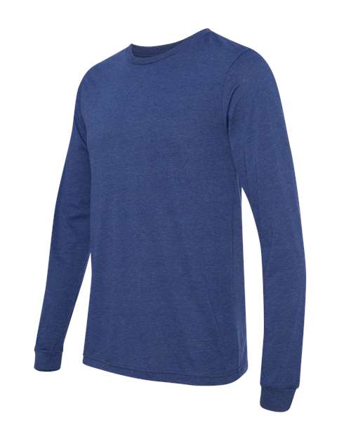 BELLA + CANVAS 3513 - Unisex Triblend Long Sleeve Tee - Navy Triblend