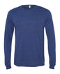 BELLA + CANVAS 3513 - Unisex Triblend Long Sleeve Tee - Navy Triblend