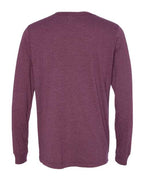BELLA + CANVAS 3513 - Unisex Triblend Long Sleeve Tee - Maroon Triblend
