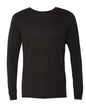 BELLA + CANVAS 3513 - Unisex Triblend Long Sleeve Tee - Solid Black Triblend