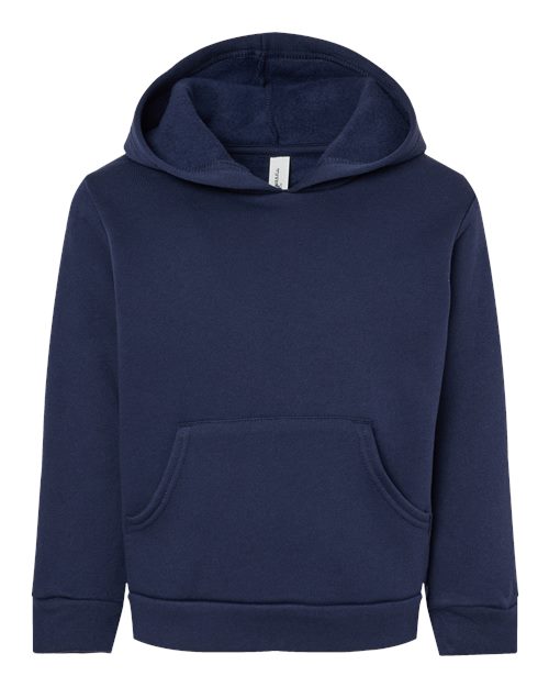 BELLA + CANVAS 3719T - Toddler Sponge Fleece Pullover Hoodie Sweatshirt - Navy