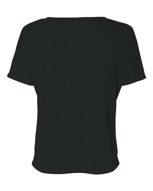 BELLA + CANVAS 8815 - Womens Slouchy V-Neck Tee - Black
