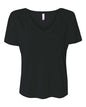 BELLA + CANVAS 8815 - Womens Slouchy V-Neck Tee - Black