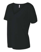BELLA + CANVAS 8815 - Womens Slouchy V-Neck Tee - Black