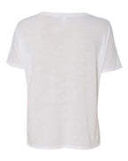 BELLA + CANVAS 8815 - Womens Slouchy V-Neck Tee - White