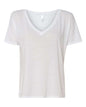 BELLA + CANVAS 8815 - Womens Slouchy V-Neck Tee - White
