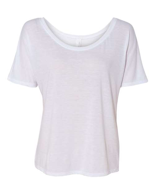 BELLA + CANVAS 8816 - Womens Slouchy Tee - White