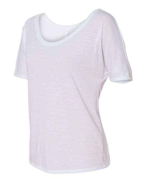 BELLA + CANVAS 8816 - Womens Slouchy Tee - White