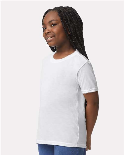 Gildan 42000B - Youth Performance T-Shirt - White