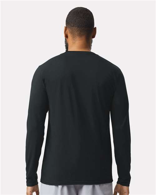 Gildan 42400 - Unisex Performance Long Sleeve T-Shirt - Black