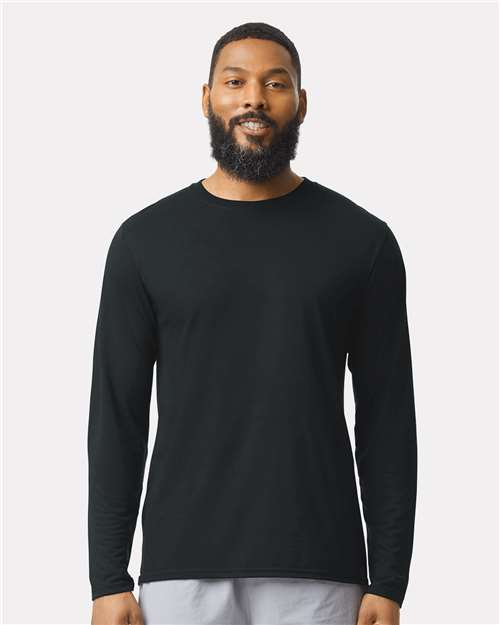 Gildan 42400 - Unisex Performance Long Sleeve T-Shirt - Black