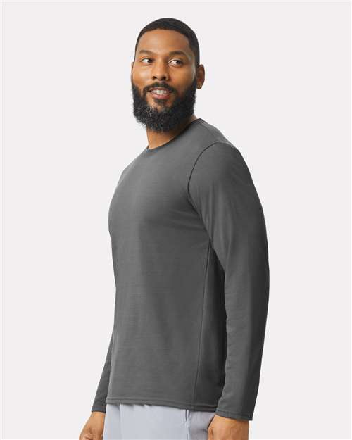 Gildan 42400 - Unisex Performance Long Sleeve T-Shirt - Charcoal