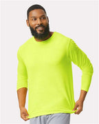 Gildan 42400 - Unisex Performance Long Sleeve T-Shirt - Safety Green