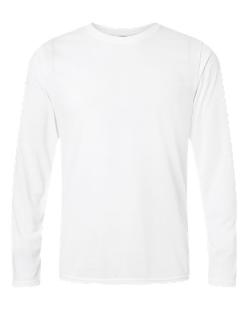 Gildan 42400 - Unisex Performance Long Sleeve T-Shirt - White