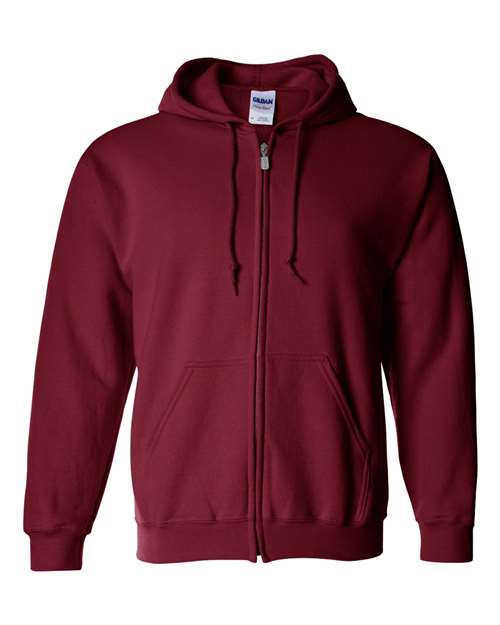 Gildan 18600 - Unisex Heavy BlendTM Full-Zip Hooded Sweatshirt - Cardinal Red