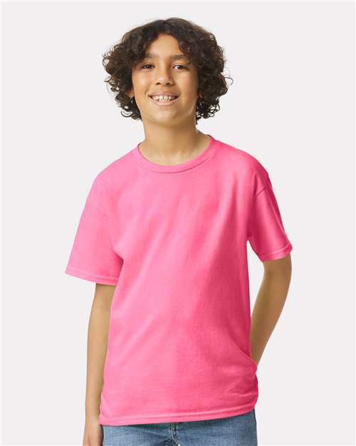 Gildan 2000B - Youth Ultra Cotton T-Shirt - Safety Pink