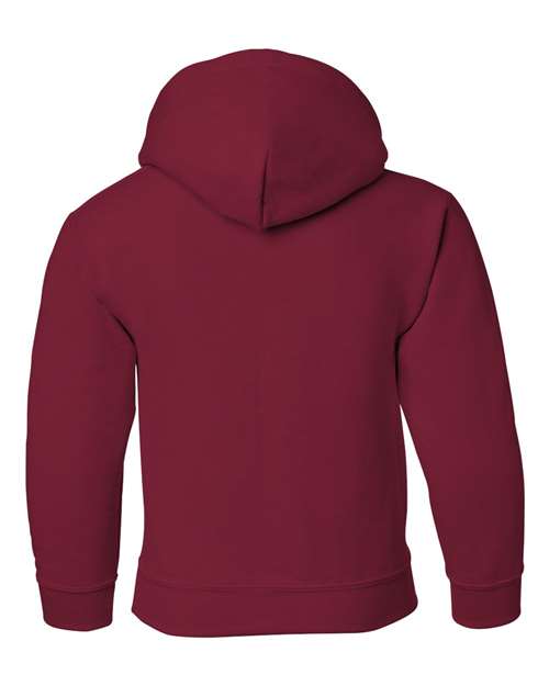 Gildan 18500B - Youth Heavy BlendTM Hooded Sweatshirt - Cardinal Red