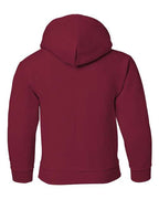 Gildan 18500B - Youth Heavy BlendTM Hooded Sweatshirt - Cardinal Red
