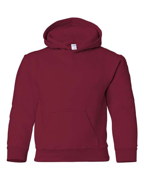 Gildan 18500B - Youth Heavy BlendTM Hooded Sweatshirt - Cardinal Red