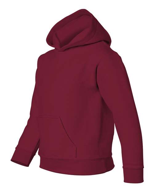 Gildan 18500B - Youth Heavy BlendTM Hooded Sweatshirt - Cardinal Red