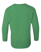 Gildan 5400B - Youth Heavy CottonTM Long Sleeve T-Shirt - Irish Green