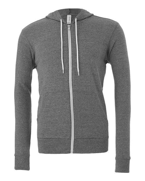 BELLA + CANVAS 3739 - Unisex Sponge Fleece Full-Zip Hoodie Sweatshirt BELLA + CANVAS