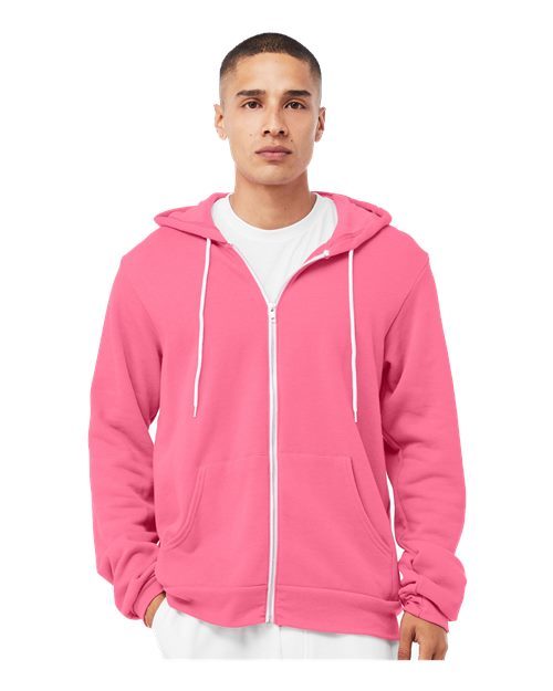 BELLA + CANVAS 3739 - Unisex Sponge Fleece Full-Zip Hoodie Sweatshirt BELLA + CANVAS