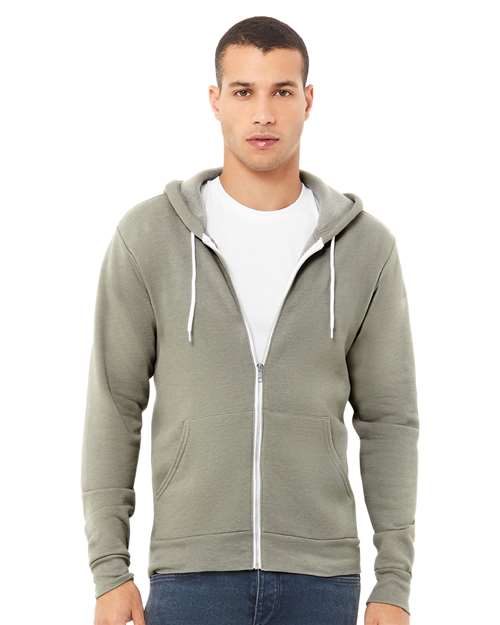 BELLA + CANVAS 3739 - Unisex Sponge Fleece Full-Zip Hoodie Sweatshirt BELLA + CANVAS