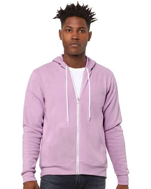 BELLA + CANVAS 3739 - Unisex Sponge Fleece Full-Zip Hoodie Sweatshirt BELLA + CANVAS
