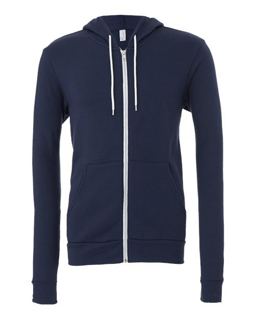 BELLA + CANVAS 3739 - Unisex Sponge Fleece Full-Zip Hoodie Sweatshirt BELLA + CANVAS